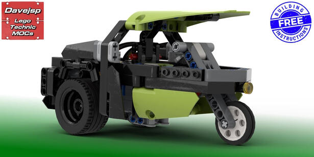 Lego Technic 42103 Racing Tuc-Tuc MOC - FREE Building Instructions