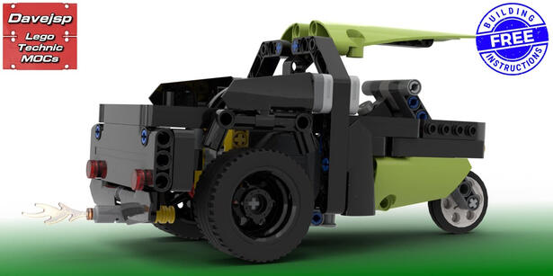 Lego Technic 42103 Racing Tuc-Tuc MOC - FREE Building Instructions