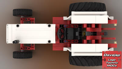 Lego Technic David Brown 885 Tractor MOC - Premium Building Instructions