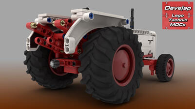 Lego Technic David Brown 885 Tractor MOC - Premium Building Instructions