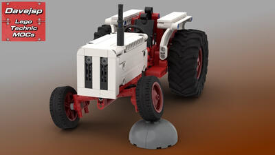 Lego Technic David Brown 885 Tractor MOC - Premium Building Instructions