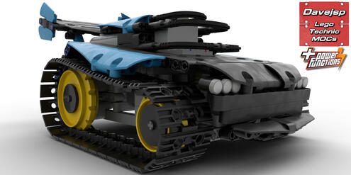 Lego Technic Subtractor Racer MOC - Premium Building Instructions