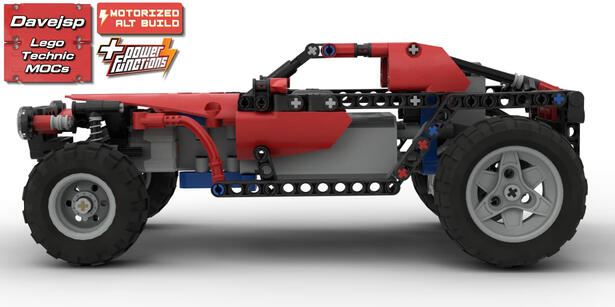 Lego Technic 8048 RC Dune Buggy MOC - Premium Building Instructions