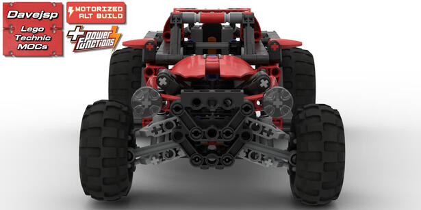 Lego Technic 8048 RC Dune Buggy MOC - Premium Building Instructions