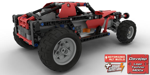 Lego Technic 8048 RC Dune Buggy MOC - Premium Building Instructions