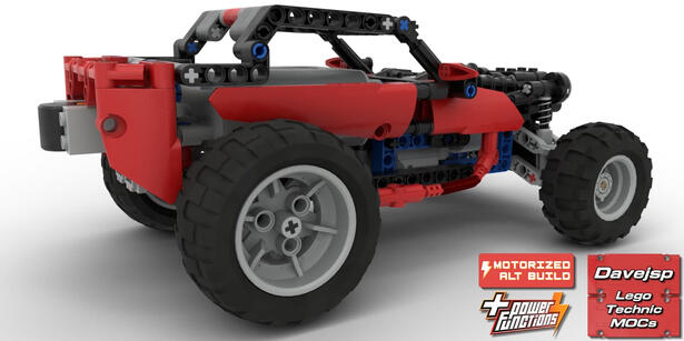 Lego Technic 8048 RC Roadster MOC - Premium Building Instructions