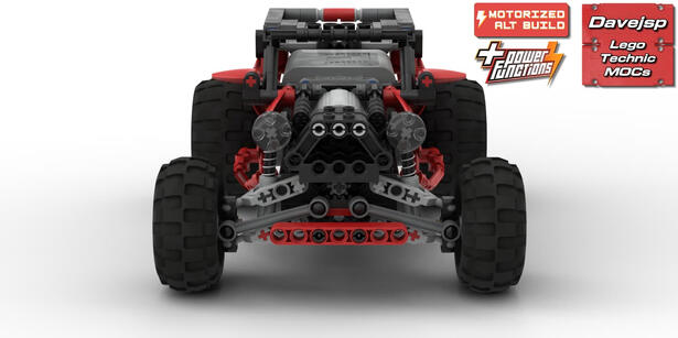 Lego Technic 8048 RC Roadster MOC - Premium Building Instructions