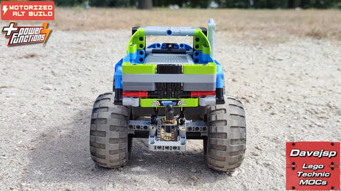 Lego Technic 42037 RC Monster Pickup Truck MOC - Premium Building Instructions
