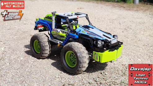 Lego Technic 42037 RC Monster Pickup Truck MOC - Premium Building Instructions