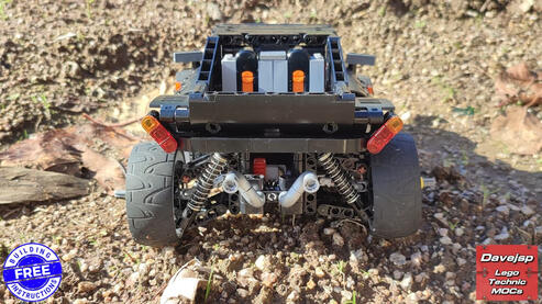 Lego Technic RC Double Buggy SUV MOC - FREE Building Instructions