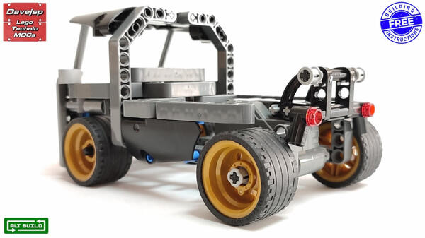 Lego Technic 42046 Racing Truck MOC - FREE Building Instructions