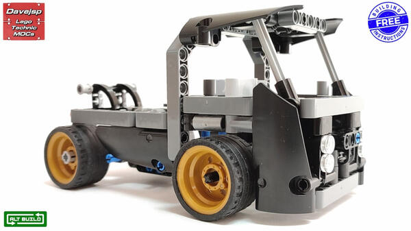 Lego Technic 42046 Racing Truck MOC - FREE Building Instructions