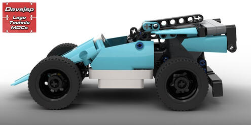 Lego Technic 42059 Formula Racer MOC - FREE Building Instructions