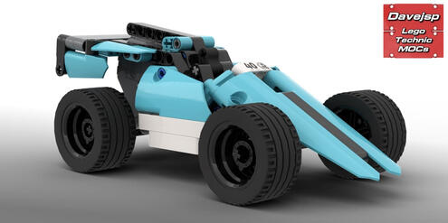 Lego Technic 42059 Formula Racer MOC - FREE Building Instructions