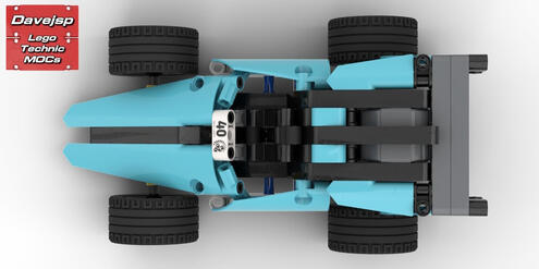 Lego Technic 42059 Formula Racer MOC - FREE Building Instructions