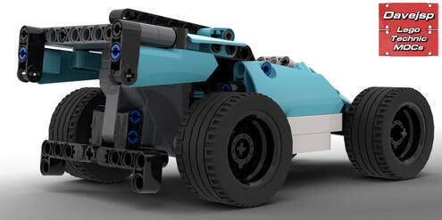 Lego Technic 42059 Formula Racer MOC - FREE Building Instructions