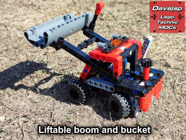Lego Technic 42084 Bucket Loader MOC - FREE Building Instructions