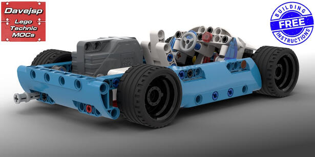 Lego Technic 42091 Go-Kart MOC - FREE Building Instructions