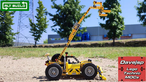 Lego Technic 42049 Telehandler MOC - Premium Building Instructions