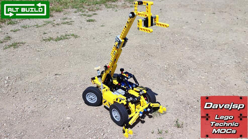 Lego Technic 42049 Telehandler MOC - Premium Building Instructions