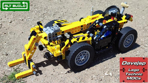 Lego Technic 42049 Telehandler MOC - Premium Building Instructions