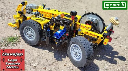 Lego Technic 42049 Telehandler MOC - Premium Building Instructions