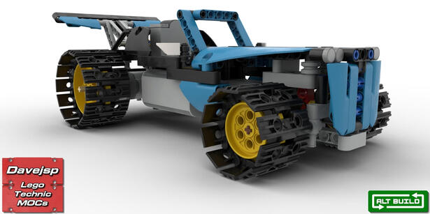 Lego Technic 42095 Roadster MOC - Premium Building Instructions