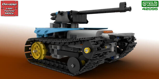 Lego Technic 42095 Battle Tank MOC - Premium Building Instructions