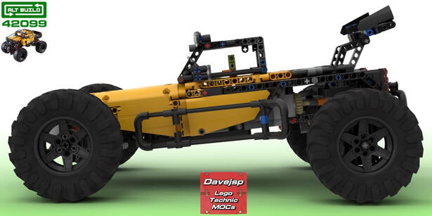 Lego Technic 42099 Sand Runner MOC - Premium Building Instructions