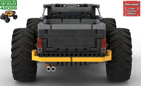 Lego Technic 42099 Turbo Pickup MOC - Premium Building Instructions