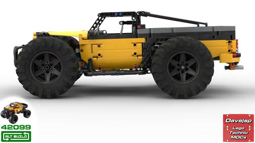 Lego Technic 42099 Turbo Pickup MOC - Premium Building Instructions