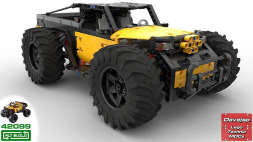 Lego Technic 42099 Turbo Pickup MOC - Premium Building Instructions