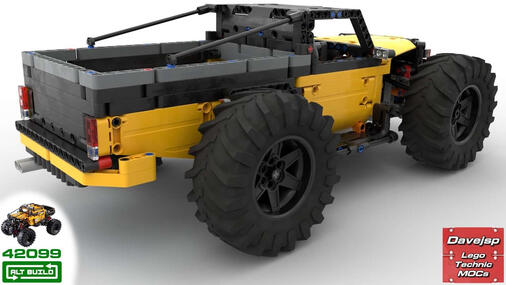 Lego Technic 42099 Turbo Pickup MOC - Premium Building Instructions