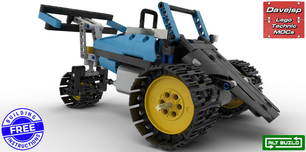 Lego Technic 42095 Racing Inverted Trike MOC - FREE Building Instructions