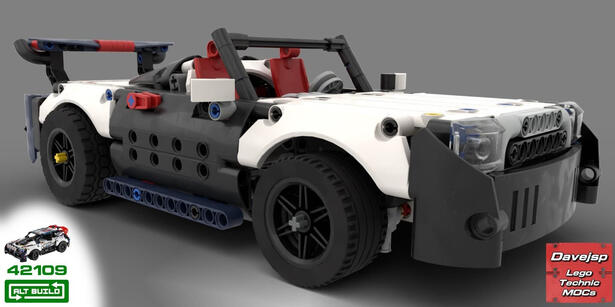Lego Technic 42109 Racing Cabriolet MOC - Premium Building Instructions