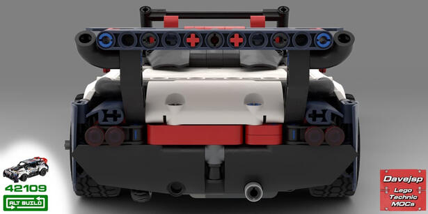 Lego Technic 42109 Racing Cabriolet MOC - Premium Building Instructions