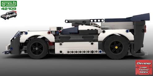Lego Technic 42109 Le Mans Prototype MOC - Premium Building Instructions