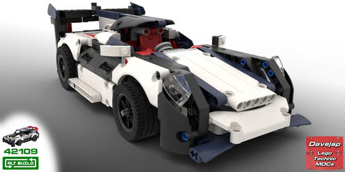 Lego Technic 42109 Le Mans Prototype MOC - Premium Building Instructions