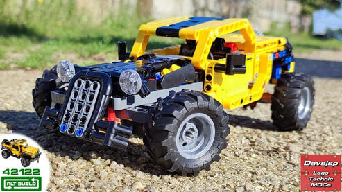 Lego Technic 42122 Hot Rod MOC - Premium Building Instructions