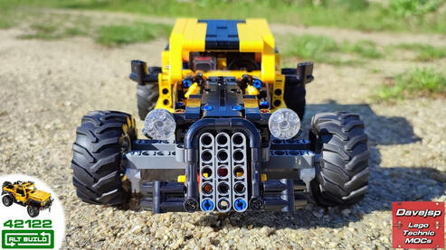 Lego Technic 42122 Hot Rod MOC - Premium Building Instructions