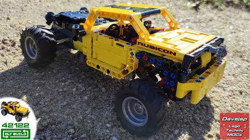 Lego Technic 42122 Hot Rod MOC - Premium Building Instructions