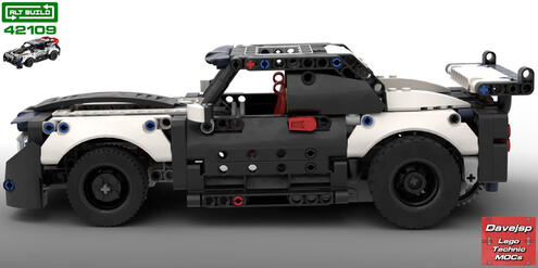 Lego Technic 42109 Muscle Car MOC - Premium Building Instructions