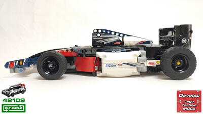 Lego Technic 42109 Formula 1 Car MOC - Premium Building Instructions