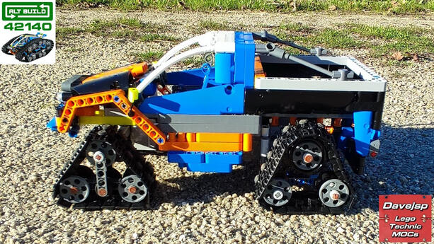 Lego Technic 42140 Tracked Pickup MOC - Premium Building Instructions