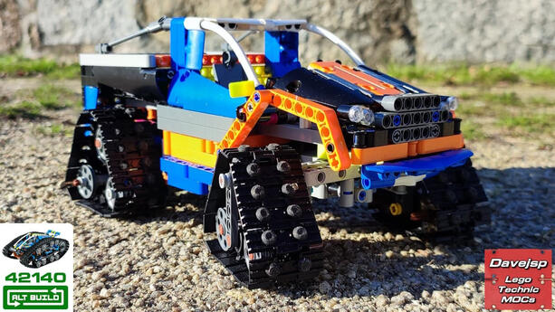 Lego Technic 42140 Tracked Pickup MOC - Premium Building Instructions