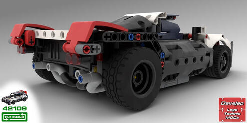 Lego Technic 42109 Retro Hypercar MOC - Premium Building Instructions