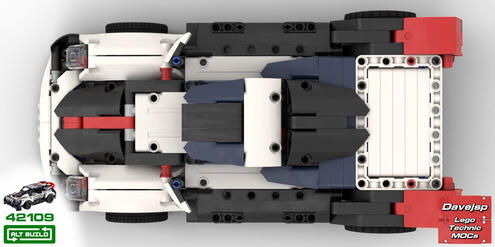 Lego Technic 42109 Retro Hypercar MOC - Premium Building Instructions