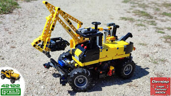 Lego Technic 42122 Compact Wheeled Excavator MOC - Premium Building Instructions
