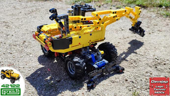 Lego Technic 42122 Compact Wheeled Excavator MOC - Premium Building Instructions