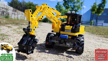 Lego Technic 42122 Compact Wheeled Excavator MOC - Premium Building Instructions